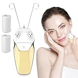 Gold Facial Threading Hair Removal Electric Women's, USB Rechargeable Electric Hair Removal Device for Women, Threading Face Epilator for Fine Hairs on Face, Chin, Upper Lip, Arms