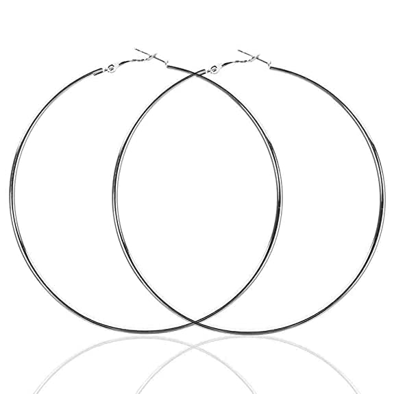 See full amazon price history chart for Mukart Extra Large Size Silver Hoop Earrings Metal Alloy Earrings for Women and Girls | Birthday & Anniversary Gift Mukart Extra Large Size Silver Hoop Earrings Metal Alloy Earrings for Women and Girls | Birthday & Anniversary Gift (B0BMD514JJ) Amazon Price History, Amazon Price Tracker