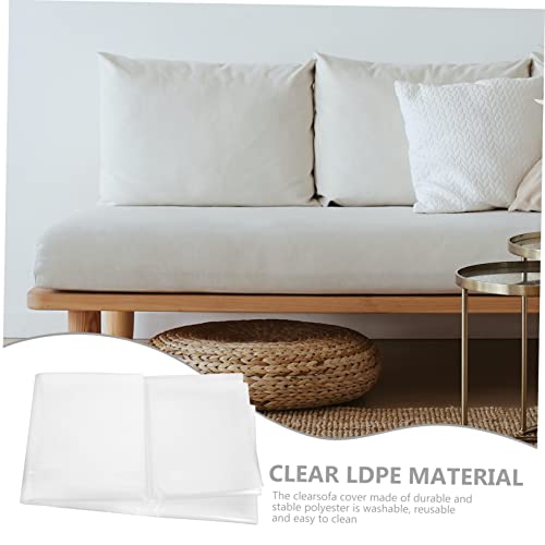 Bolsa para muebles resistente Alipis y funda protectora de sofá de plástico de salón 8
