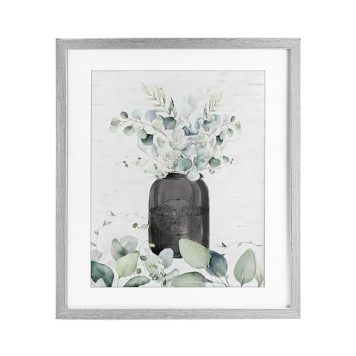 Affiche sous verre Soap Jar & Eucalyptus Gray signée Lettered and Lined 53,3x43,2 cm