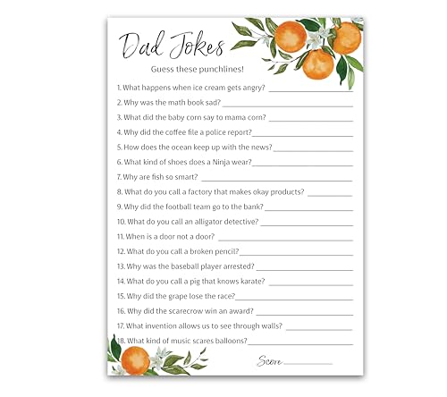Jeu de blague pour papa Little Cutie | Lot de 25 cartes pour baby shower