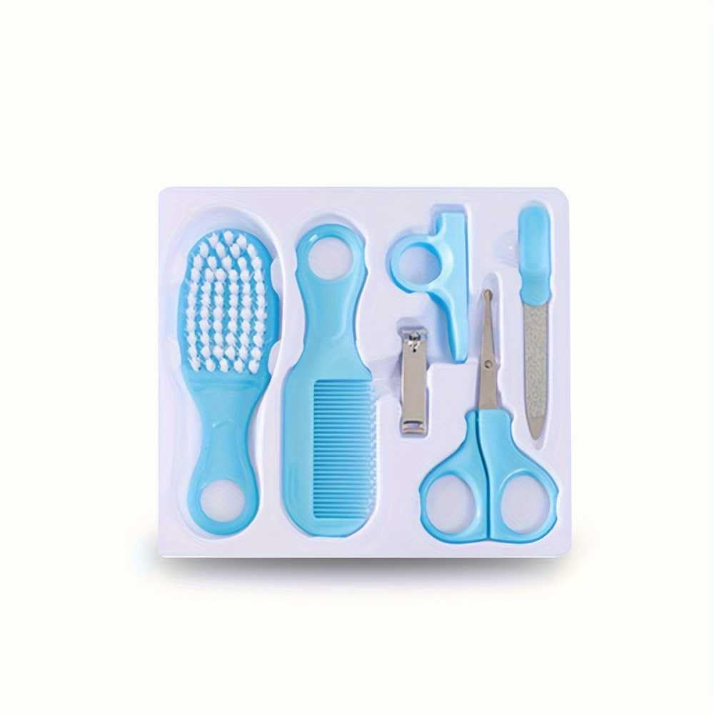 Portable 6pcs/Set Baby Grooming Kit for New Born Baby-image-42
