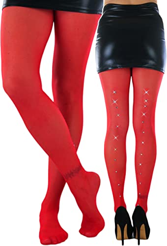 Image of ToBeInStyle Women's Nylon Solid Opaque Pantyhose Tights
