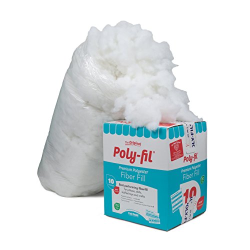 Image of Fairfield The Original Poly-Fil, Premium Polyester Fiber Fill, Soft Pillow Filler, Stuffing for Stuffed Animals, Toys, Cloud Decorations, and More, Machine-Washable, 10-pound Box