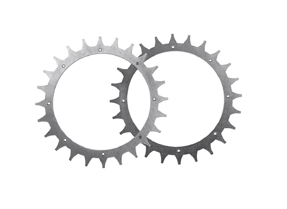 ISE Crampons de roue de rechange pour Worx Landroid S et M 185 mm Diamètre 61-113