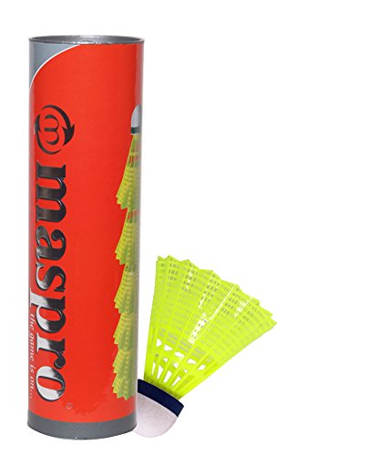 Mas Pro Shuttle Racket Maspro Badminton Shuttle Cork MAS -7000 Nylon Shuttle Cork : Amazon.in ...