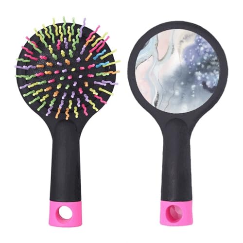 Brosse à cheveux démêlante aquarelle à coussin d'air pour salons