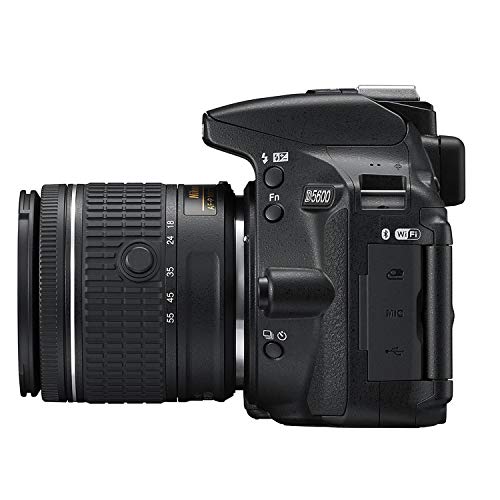 Cámara Nikon D5600 con lente AF-P DX 18-55mm VR y accesorios miniatura 6
