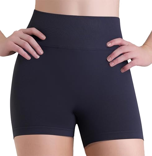 Image of Sunzel Women's Scrunch Butt Biker Shorts, High Waist, No Front Seam | 90% polyamide /10% spandex, subtle scrunch contour, supportive high waist, no front seam, 4 inch & 6 inch inseams
