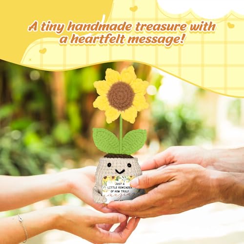 Crochet Sunflower Gift - 50% Off Inspirational Encouragement - Image 5