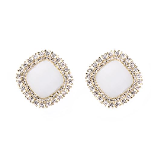 Boucles d'oreilles carrées en zircon le cadeau idéal pour femme élégante