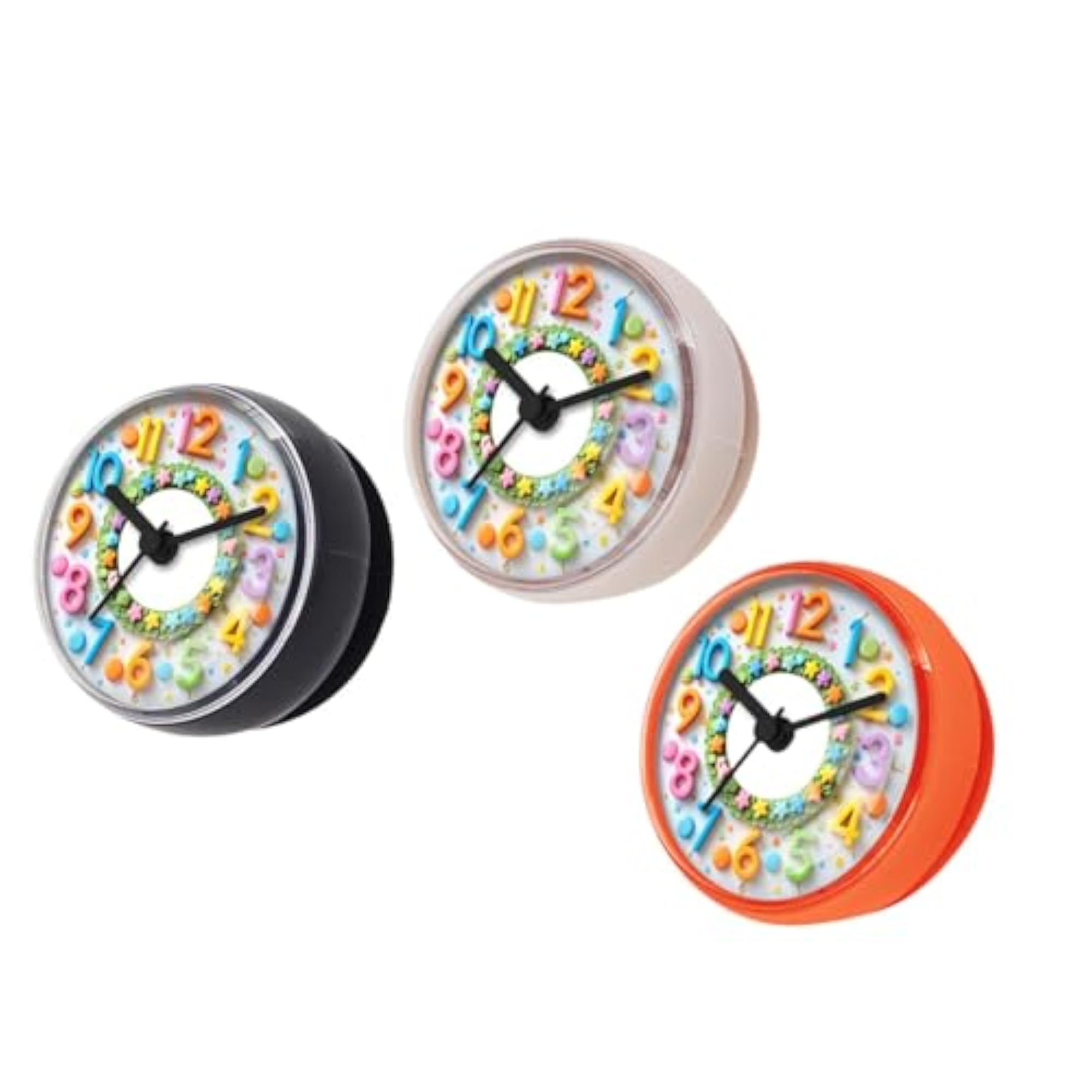 Cute Water Resistant Bathroom Shower Clock