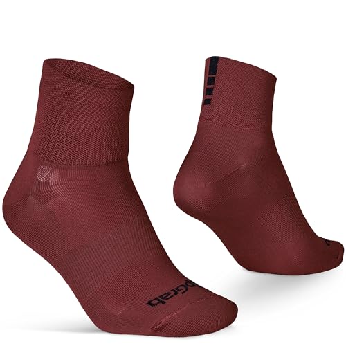 Image of GripGrab Lightweight SL Summer Cycling Socks - 2 Lengths, Road & Gravel | Breathable Coolmax mesh, stretch arch support, short ~3.5 in or tall ~6 in cuff - road, MTB, gravel & indoor biking