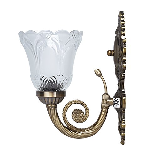 Image of WHITERAY Black Antique Designer Imported Wall Light Wall lamp for Bedroom, Living Room,Kitchen, Bars, malls, Besides The Bed, Balcony Home Decoration ((1107 (Single), Without Bulb))