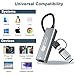 Kassdin USB C to Ethernet Adapter 5Gbps, 2-in-1 USB to 5Gbps Ethernet Cable, 5000Mbps Type C to RJ45 Network LAN Internet Converter, Aluminum Case Compatible for iPhone 16 15 Pro Max, MacBook Pro/Air
