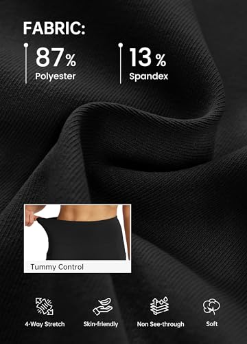 Willit Women's Yoga Pants 27"/29"/31"/33" Flare Leggings Bootcut High Waist Tummy Control Workout Pants with Pockets4