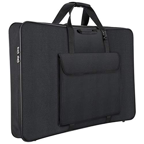 1st Place Products Premium Art Portfolio Case - 24 x 36 Inches Soft Sided - Water Resistant - Carry All - Great for LCD Screens, Monitors & TVs - Shoulder Straps & Carry Handle