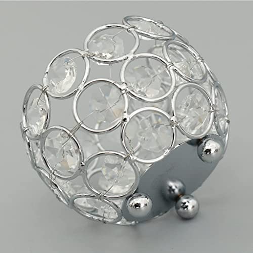 Haiqings European Tea Light Candle Holders Silver/Gold Crystal Beads Candlestick Wedding Table Centerpieces Home Office Decor (Color : A) Wenfeng1991 (Color : C) #TOP6