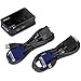 TRENDnet 2-Port USB KVM Switch, TK-207K, Control Two Computers with One Set of Console Controls, 2048 x 1536 Resolution, 60Hz Refresh Rate, All Required Cabling Included