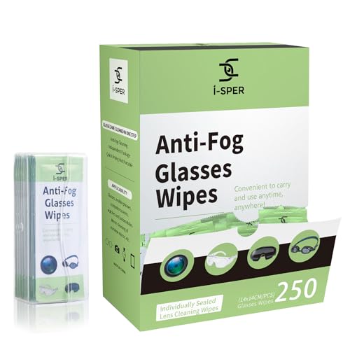 Anti Fog Lens Wipes for Eyeglasses (250 Count)