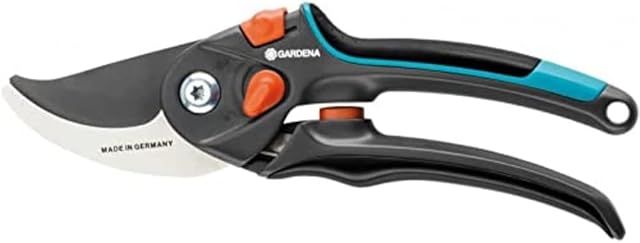 Gardena sekator ogrodowy B/S XL: delikatny dla roślin sekator dwuostrzowy do cięcia pędów i gałęzi o maks. średnicy 24 mm, płynnie regulowane rozwarcie rękojeści (8905-20)