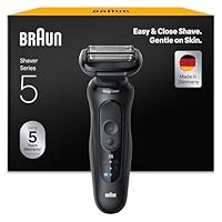 Braun Serie 5 Rasoio Elettrico Barba, Wet&Dry, Regolabarba Uomo, Rasoio Barba, 50 min Di Utilizzo,...