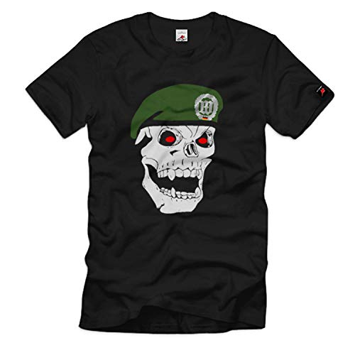 T-shirt BUNDESWEHR Noir # 1444 avec Imprimé Militaire Résistant en XXXXL