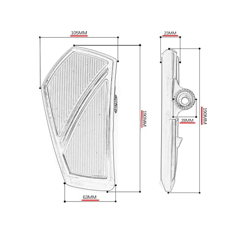 Repose-pieds Softail Breakout usiné CNC au design custom épuré