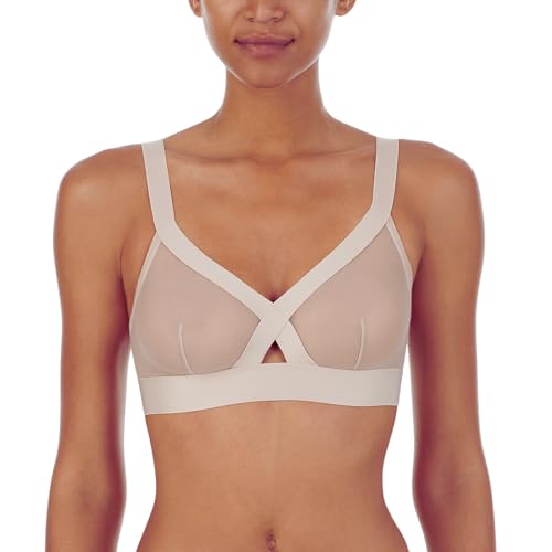 Image of DKNY Women's Sheers Wirefree Softcup Bralette Bra