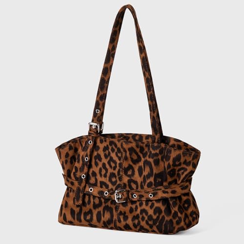 Sac à bandoulière rétro léopard spacieux pour trajets sans encombre - 4