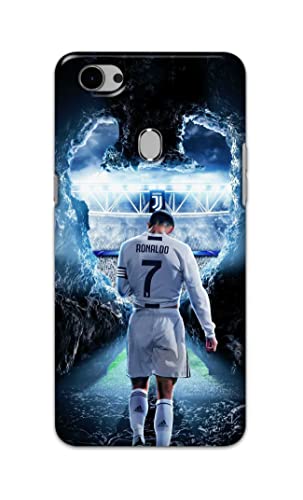 Image of Printed Hard Back Cover Case for Oppo F7 Back Cover (Footbal Legend) -702