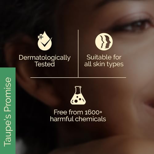 Image of TAUPE Detox Face Mask with Vitamin C for Oily & Combination Skin, Deep Cleanse Mask with Avocado Milk for Instant Hydration & Tan Removal, Removes Blackheads & Whiteheads, Derma Tested - 100g