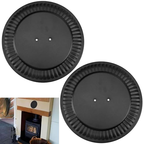 6719900 Adjustable Flue Stopper Cover Cap Compatible with Im - perial Flue Hole Size 4" to 8" Chimney Caps Flue Plug BM0026 BM0353 (2 Pack)