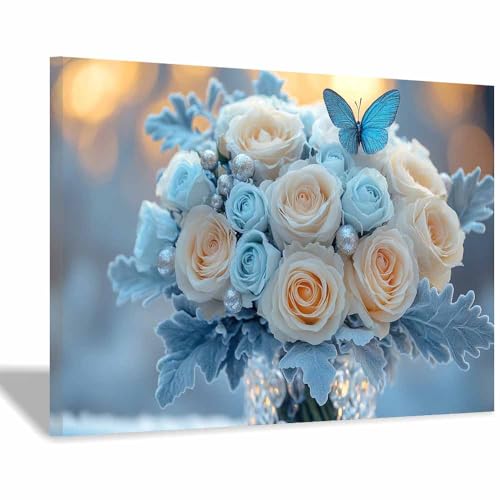 Impression florale romantique pour une chambre élégante