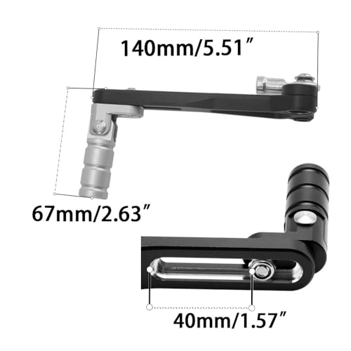 Accessoires pédale sélecteur réglable CNC levier vitesse moto Z1000 - 6
