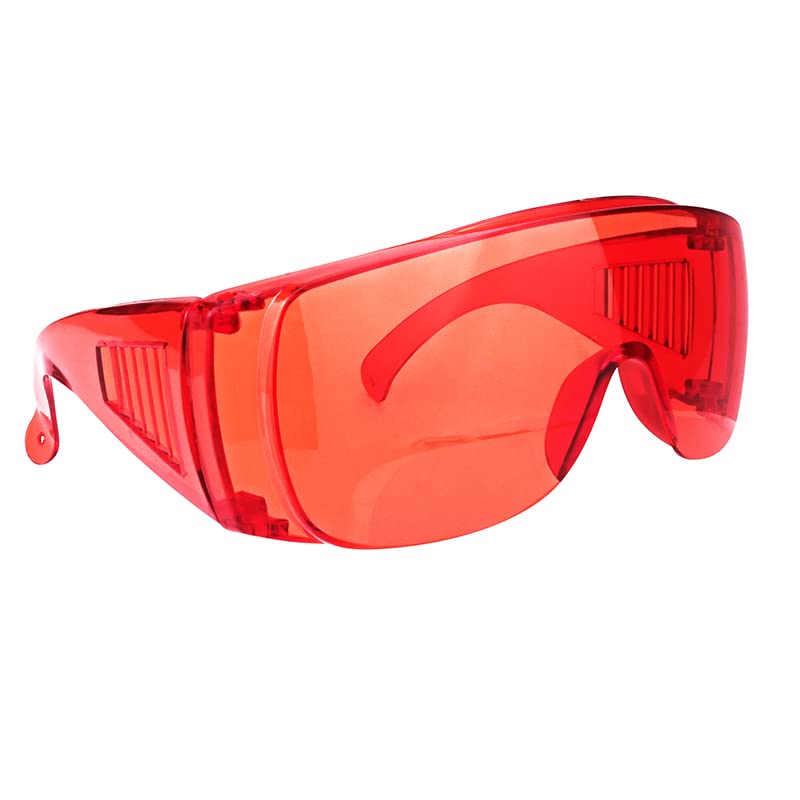 EustomA 2PCS Lab Safety Glasses, Anti-Fog Goggle Eyewear Protective Eye Shield Safety Glasses for Teeth Whitening