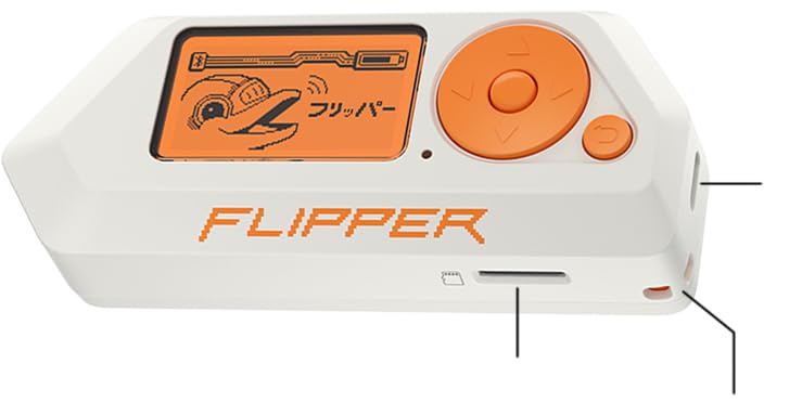その他 Flipper Zero Flipper Zero Portable Security Testing Device, White and Orange