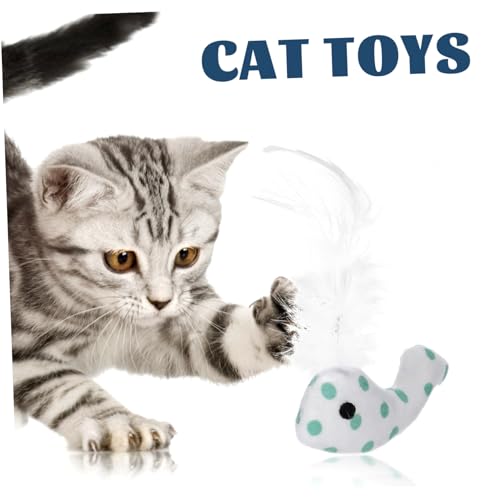 Angoily 4 Peças Brinquedos Para Gatos Brinquedos De Pelúcia Brinquedos Para Gatos Internos Brinquedo