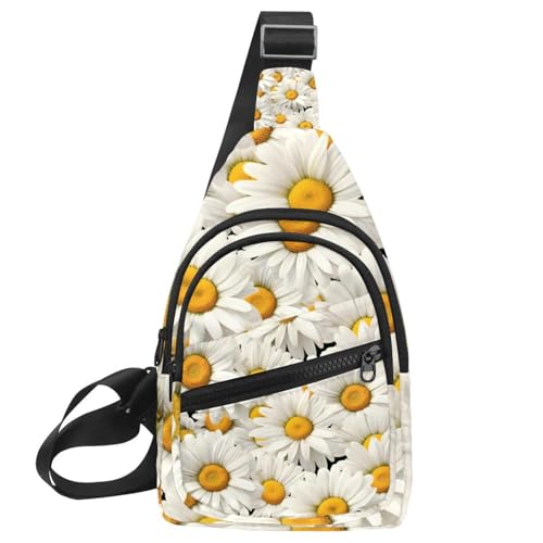 Mochila cruzada Little Daisy para viajar y senderismo con correa ajustable multicolor