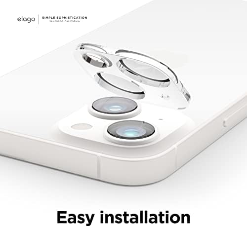Miniatura 6 de elago Vidrio templado + protector de lente de cámara compatible con iPhone 1414 Plus, dureza de superficie 9H, antihuellas, a prueba de roturas,