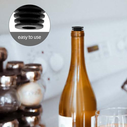 Tapones de silicona con sellado hermético para botellas de vino 7