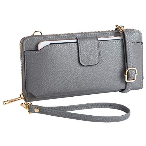 Image of K . A Womens Wristlet Wallet Crossbody Bag Cellphone Purse Handbag RFID Card Slots 2 Strap Wrist
