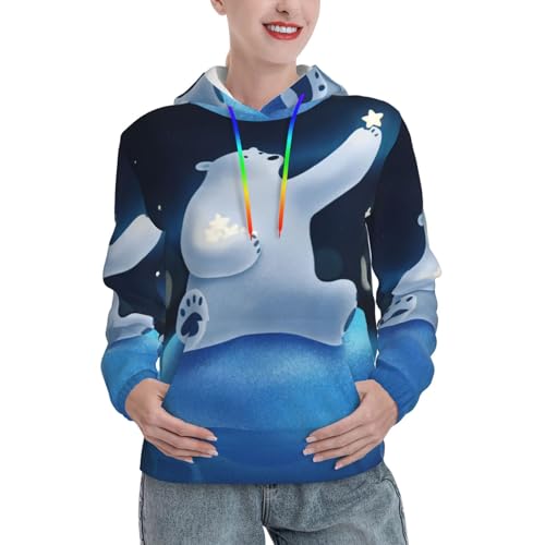 Sweat à poche kangourou EdWal : confort et style ajusté avec motif ours