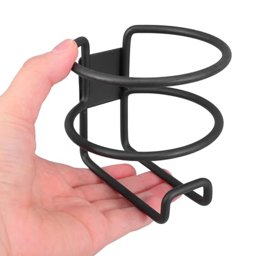 Portavasos universal metálico negro para vehículos y barcos miniatura 4