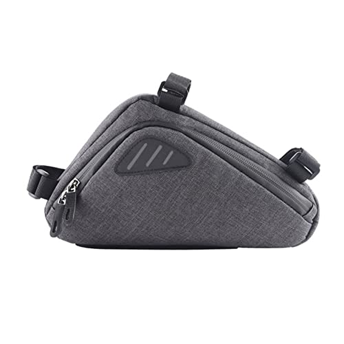 Bike Frame Bag Bike, Reflective Bicycle Triangle Bag Versatile Bicycle Bags for Frame, Easy to Install Bike Pouch, Cycling Accessories Pouch for Mountain Road Bike Commute Bike