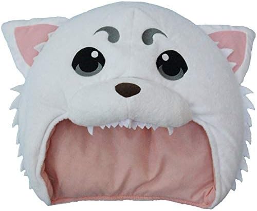 LoliMiss Sadaharu Cosplay Hat Cute Stuffed Plush Hat Costume Prop