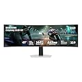 Samsung 49" Odyssey OLED G9 (G91SD) Dual QHD QD-OLED G-Sync Compatible Curved Gaming Monitor, 144Hz, 0.03ms, AMD FreeSync Premium Pro, Ergonomic Stand, 3 Year Warranty, LS49DG910SNXZA