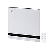 スリーアップ 超薄型 パネルセラミックヒーター 節電/室温センサー付 大風量 1200W ワイド温風 温度設定 安全設計 リモコン付 ホワイト CH-AZ0696WH