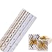 HBell Gold Wrapping Paper Rolls,4 Rolls Gift Wrapping Paper, Birthday Wrapping Paper Roll,Striped Dot Star Wrapping Paper for Birthday,Party,Wedding,Baby Shower,Festive Decorations Baby,Schwarz günstig Kaufen-HBell Gold Wrapping Paper Rolls,4 Rolls Gift Wrapping Paper, Birthday Wrapping Paper Roll,Striped Dot Star Wrapping Paper for Birthday,Party,Wedding,Baby Shower,Festive Decorations
