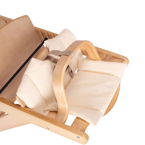 Montesy Soft Seats Cushions with not Slip designs & Easy Attachments Comfortable Highchair Pad Easy to Use Pad for Wooden High